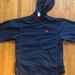 Navy Vintage Adidas Windbreaker 💨